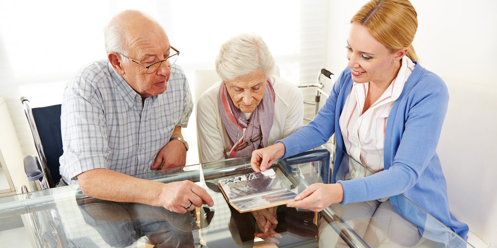 Comfortable home life with caring support